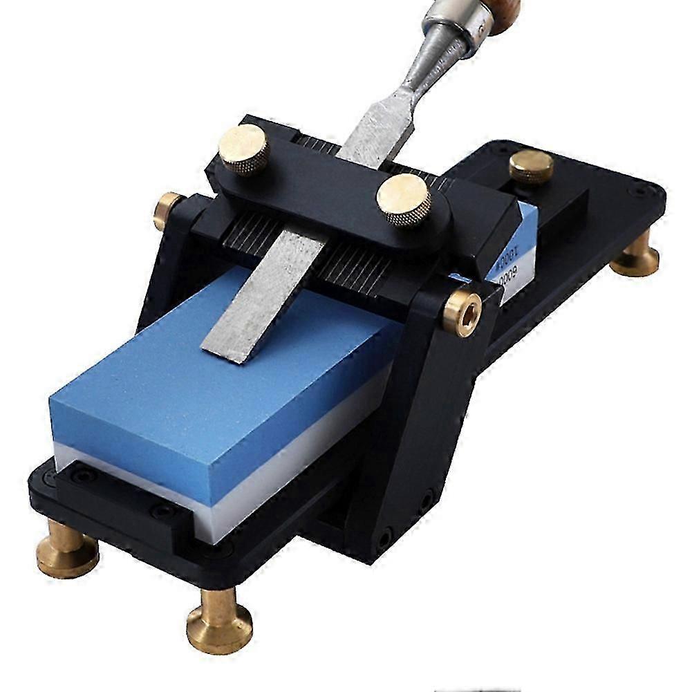 Sharpener Combination Suit Quick Sharpening Stand Fixed Angle Sharpener Woodcutter Chisel with Grindstone