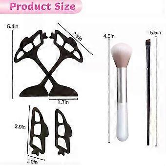 6Pcs Fish Eye Makeup Tool Kit, Eyetour Eyeshadow Assistant Eyeshadow Guide for Winged Eyeliner, Eye Makeup Aid Tool Eyeshadow Stencils Eyes Eyeliner T