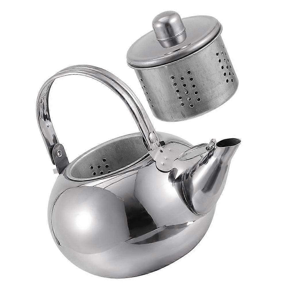 Stainless Steel Tea Kettle with Strainer Function for Kitchen