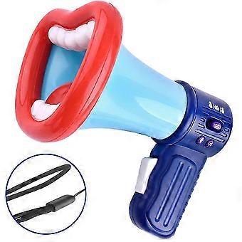 Funny Voice Speaker Hand Microphone Voice Changer Recorder Learning Toy compatible with Children