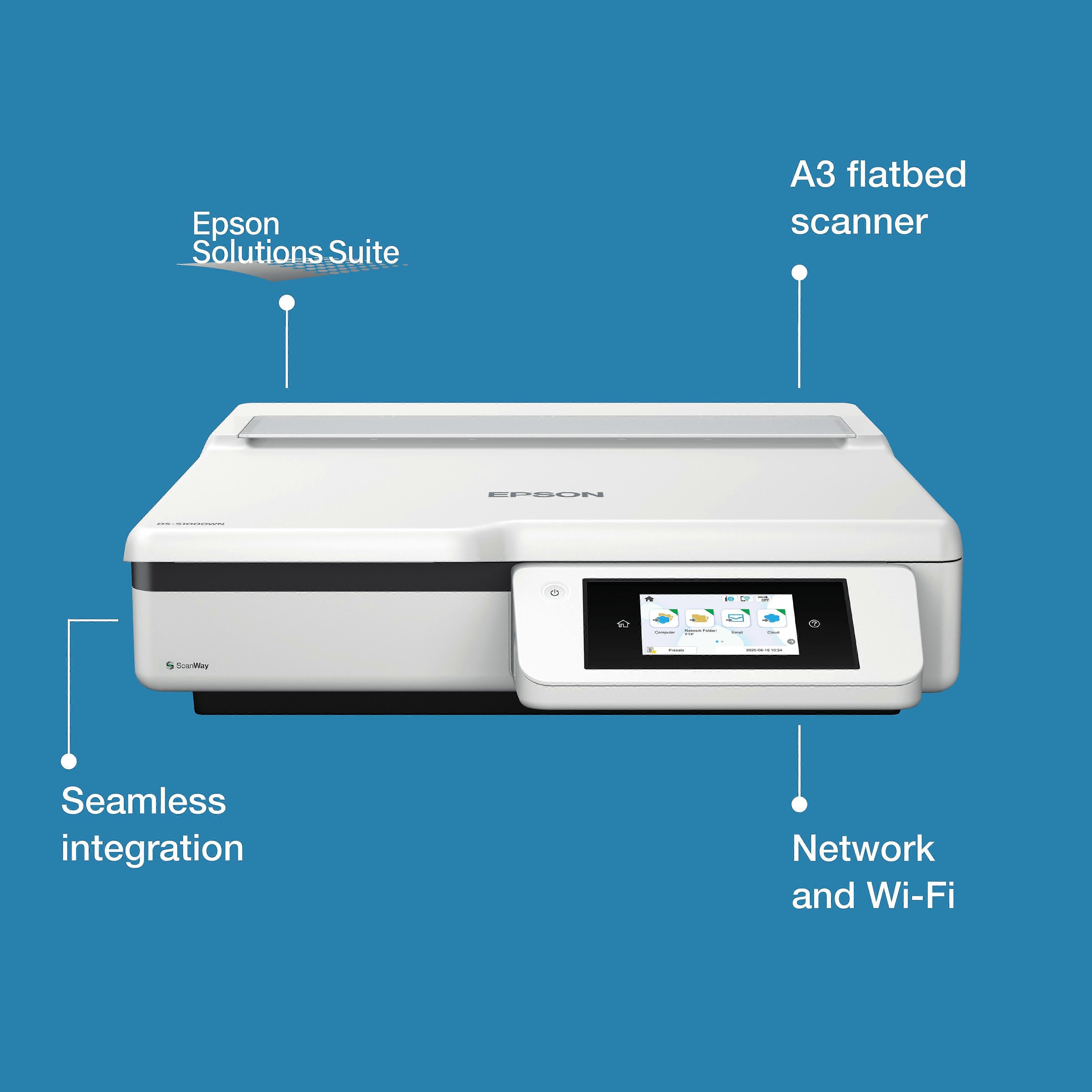 Workforce Ds-51000wn A3 Scanner