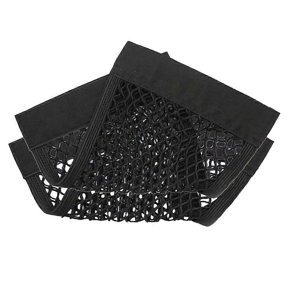 Black Universal Trunk Organizer for Car Providing Double Layer Storage 2Pcs