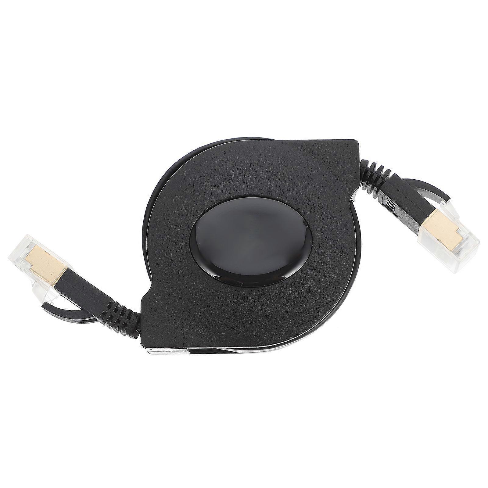 Cat 7 Network Patch Cord for Computer Use 1.5m Telescopic Cable