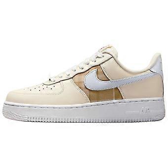 Nike Air Force 1 Leder Abriebfest Abriebfeste Low-Top-Skateboardschuhe Damen Beige Braun IH7352-001