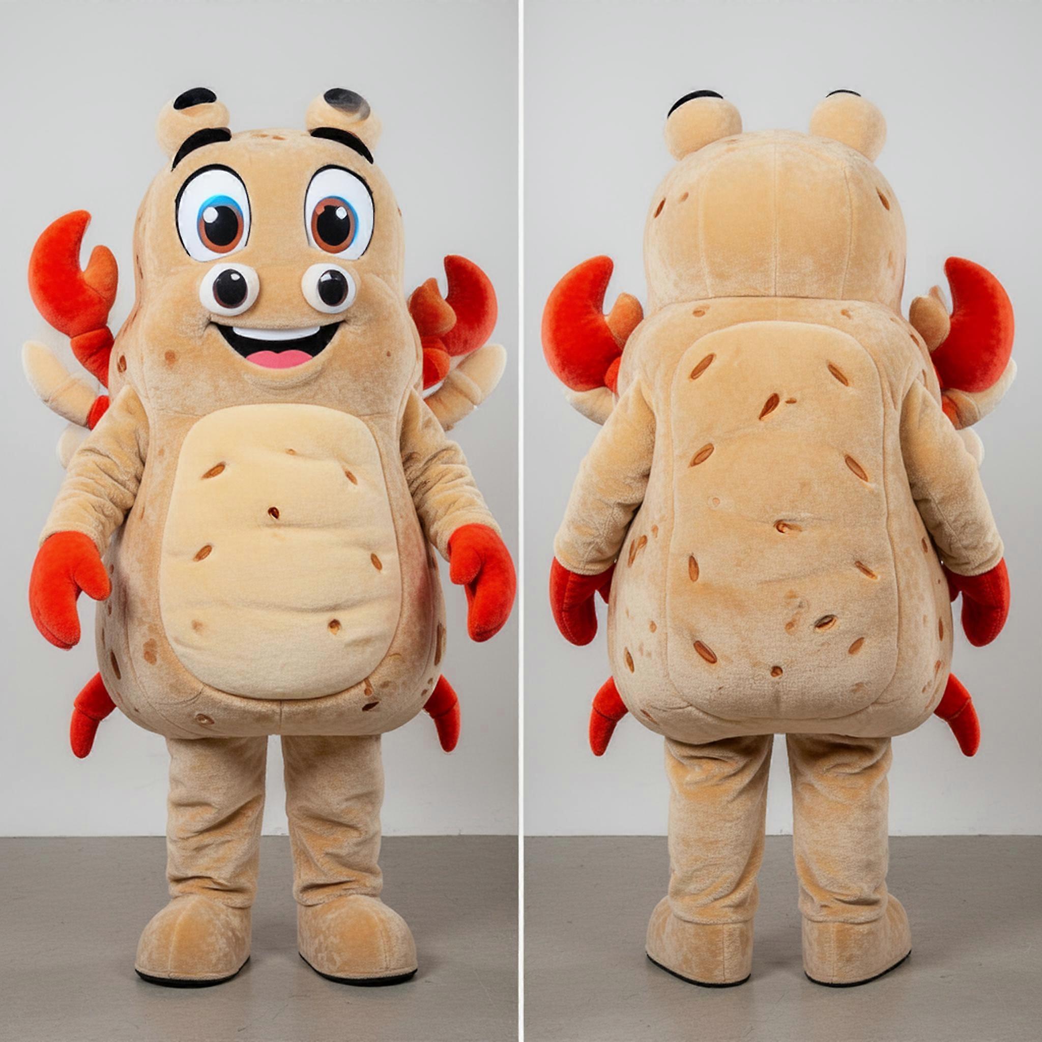 MASTICOT Beige Rounded Crab Cakes Mascot