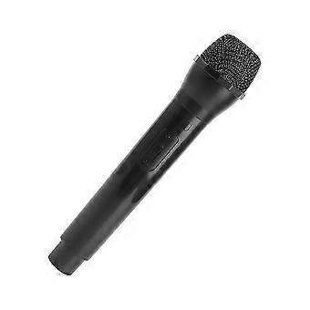 Kids Pretend Play Microphone Toy, Plastic Lightweight Compact, Singing Practice Party Prop, Black, 2 Pcs