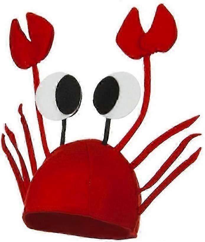 2023 Lobster Hat Red Crab Shape Hat Adjustable New