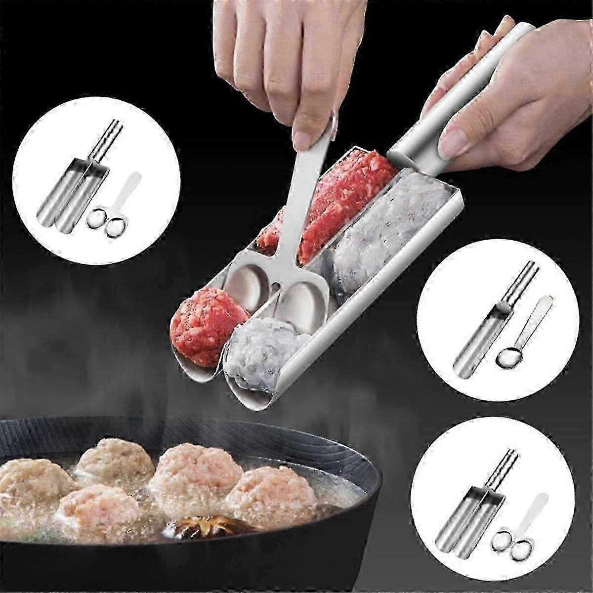 Meatball maker, meatball shaped ball maker, B