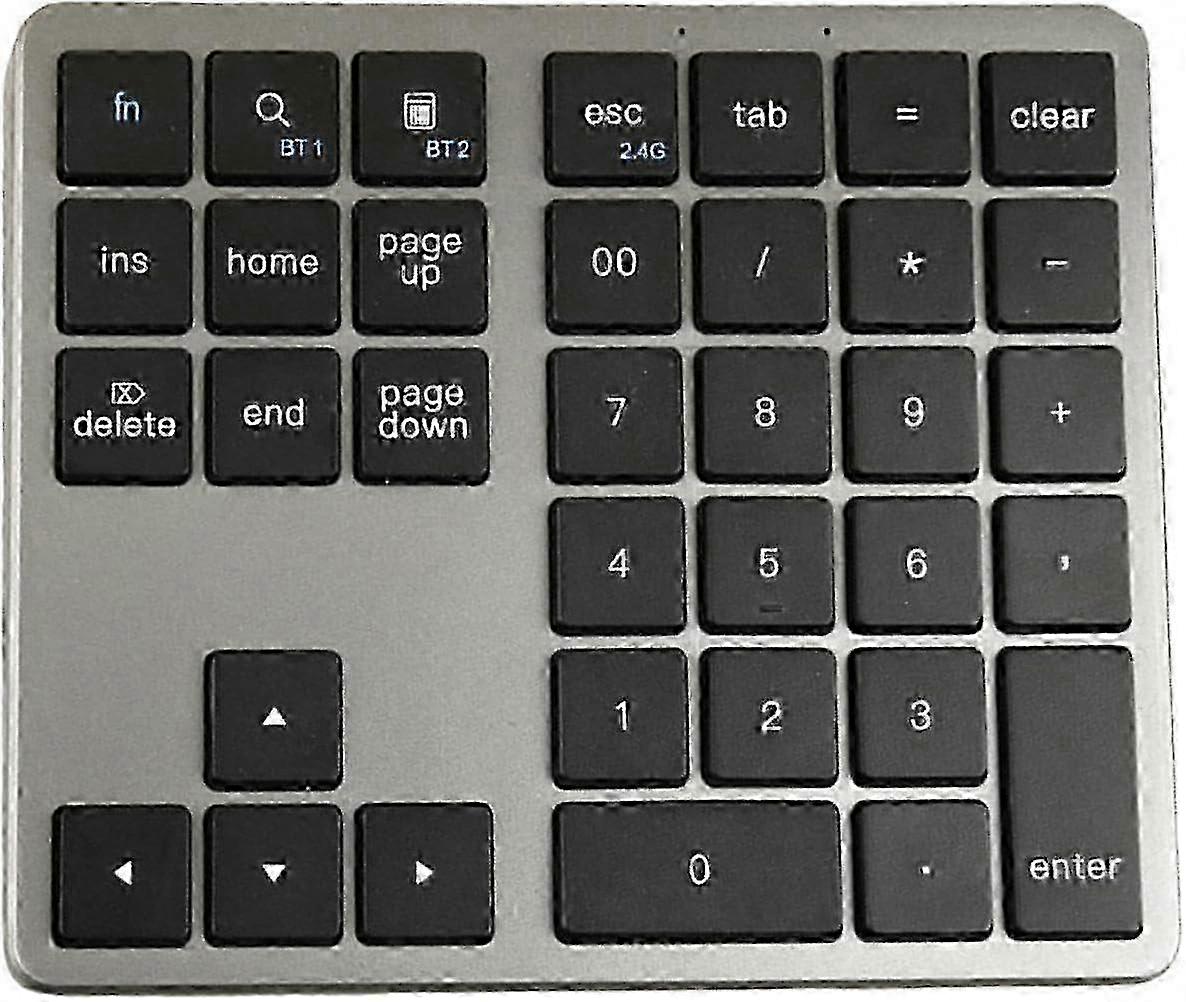 Wireless Mechanical Keyboard, 35-Key Compact Small Design with Silent Keys for Computer