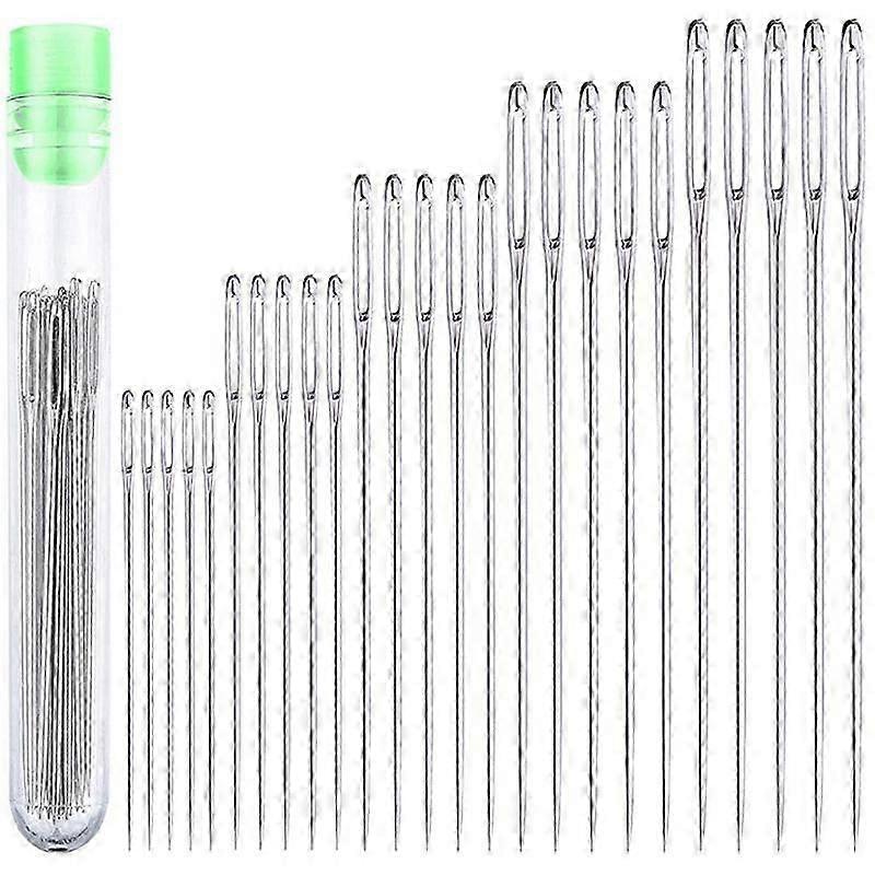 25 Pcs Extra-Large-Eye Craft Sewing Needles