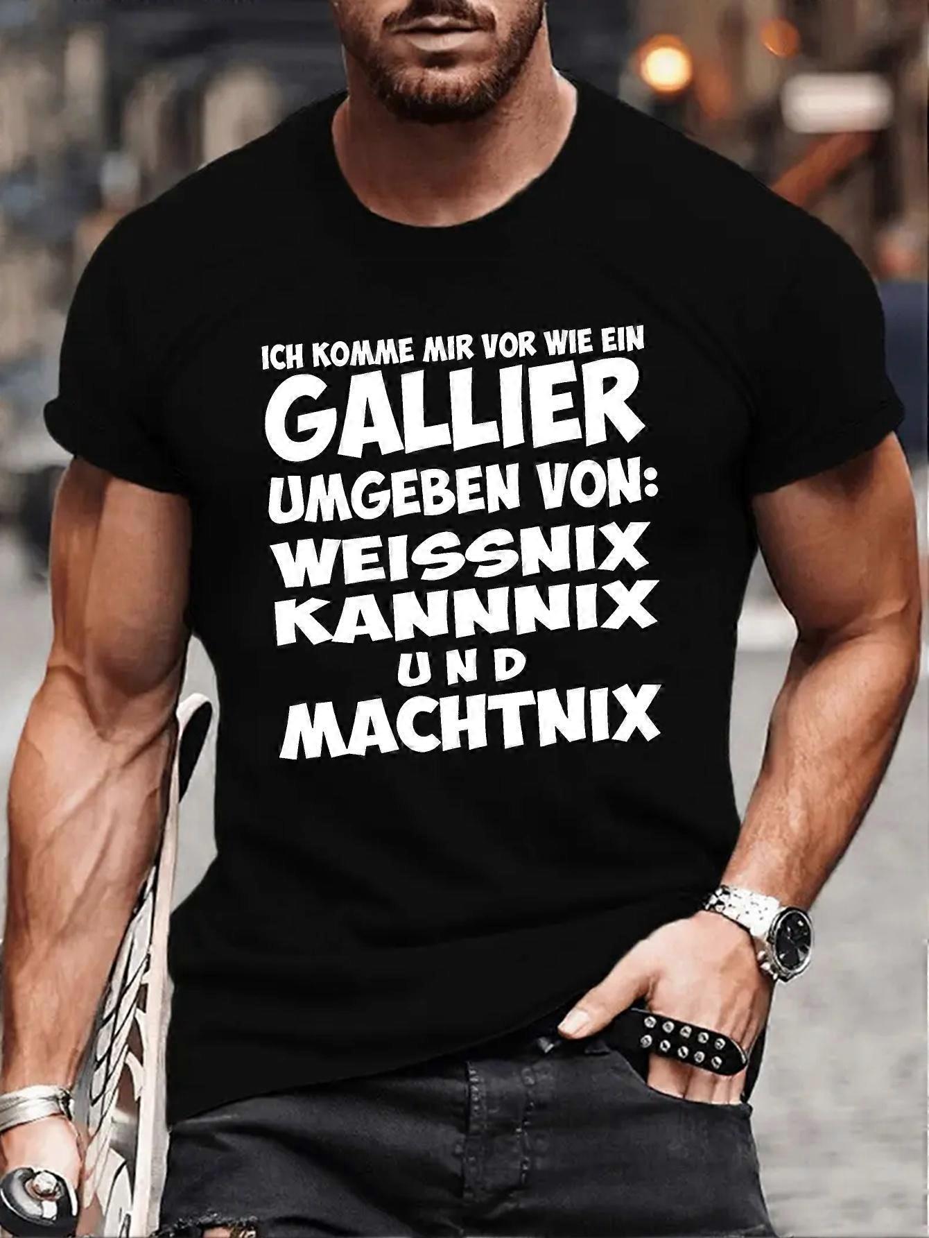 Gallier Crinkle Plus Size Men'S Tee