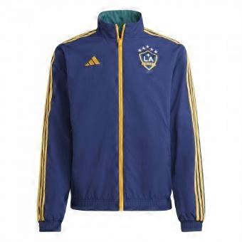 Adidas Mens LA Galaxy 3 Stripes Anthem Jacket