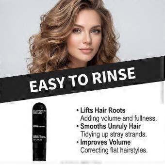Peach Volumizing Setting Spray 90ml Natural Root Lift Long Lasting Hold Fluffy Hair Shaping 