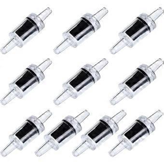 10 Pack Black Aquarium Check Valves, One Way Non-Return Anti-Reflux for Fish Tank