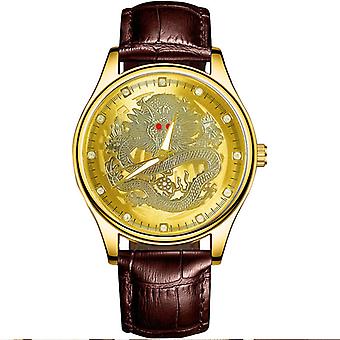 Herrenuhr Drachenform Gürtel Quarzuhr Watrproof Uhr Mode Business Watch Kommandantenuhr