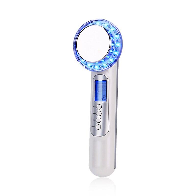 Ultrasonic Led Photon Therapy Beauty Machine Deep Clean Face Massage Anti Aging Wrinkle Removal Face Lifting Skin Care Tool