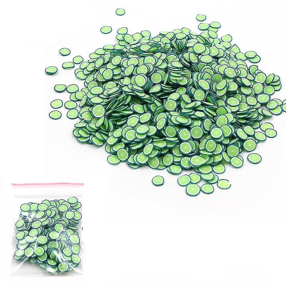 F Fruit Slices Slime Charms Filler Addition Kit Toy