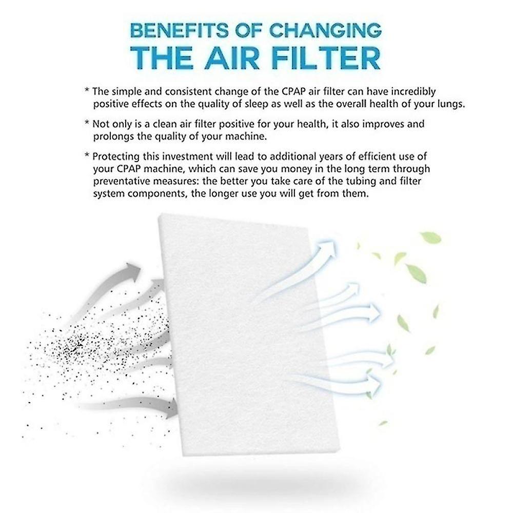 100pcs S9/s10 Cpap Disposable Universal Replacement Filters For Airsense