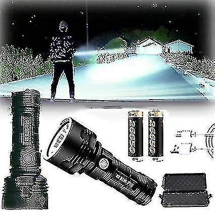30000 100000 Lumens High Power Led Waterproof Torch Light Super Bright 3 Modes Most Powerful 50w Xlm