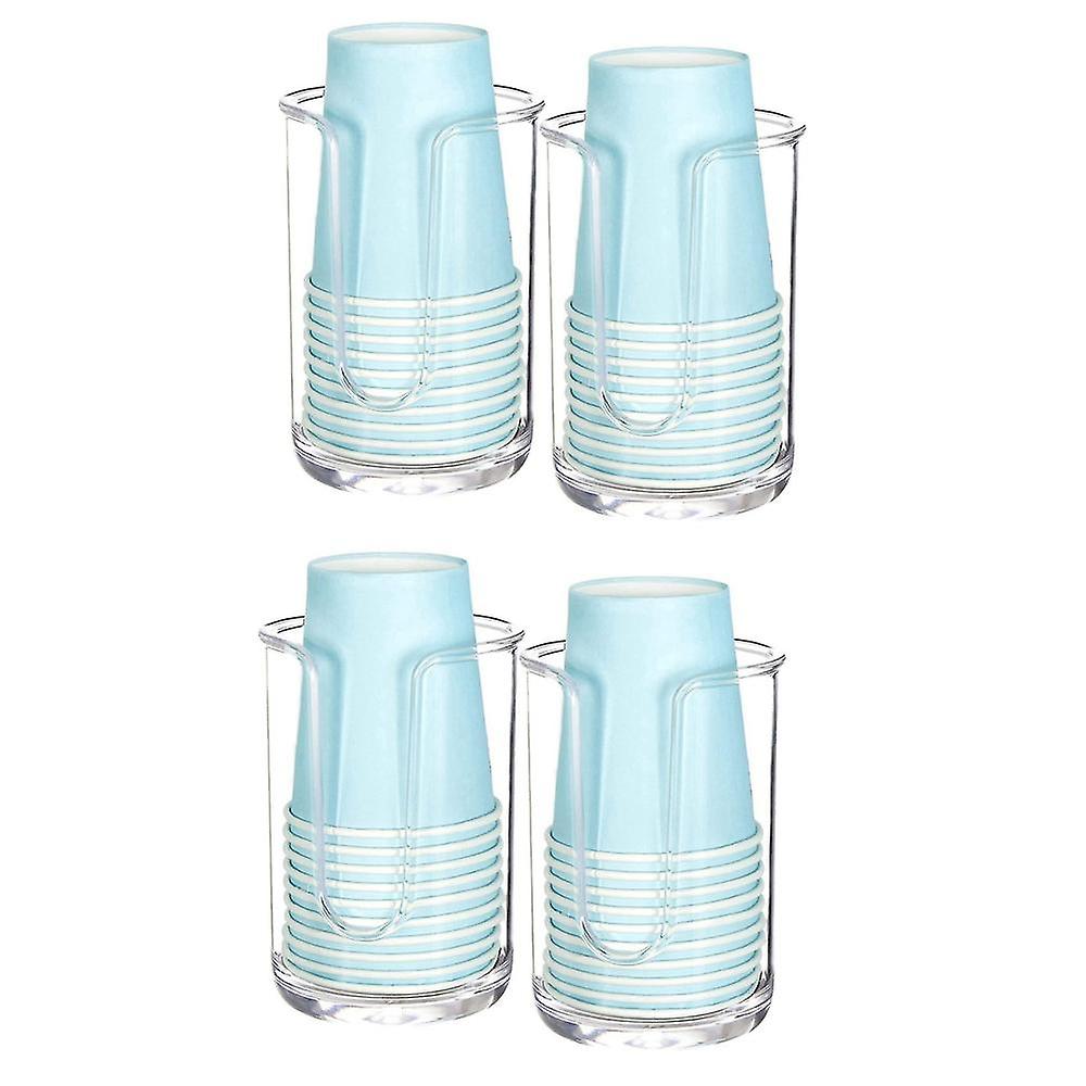Acrylic Bathroom Cup Dispenser Holder For Disposable Paper Cup