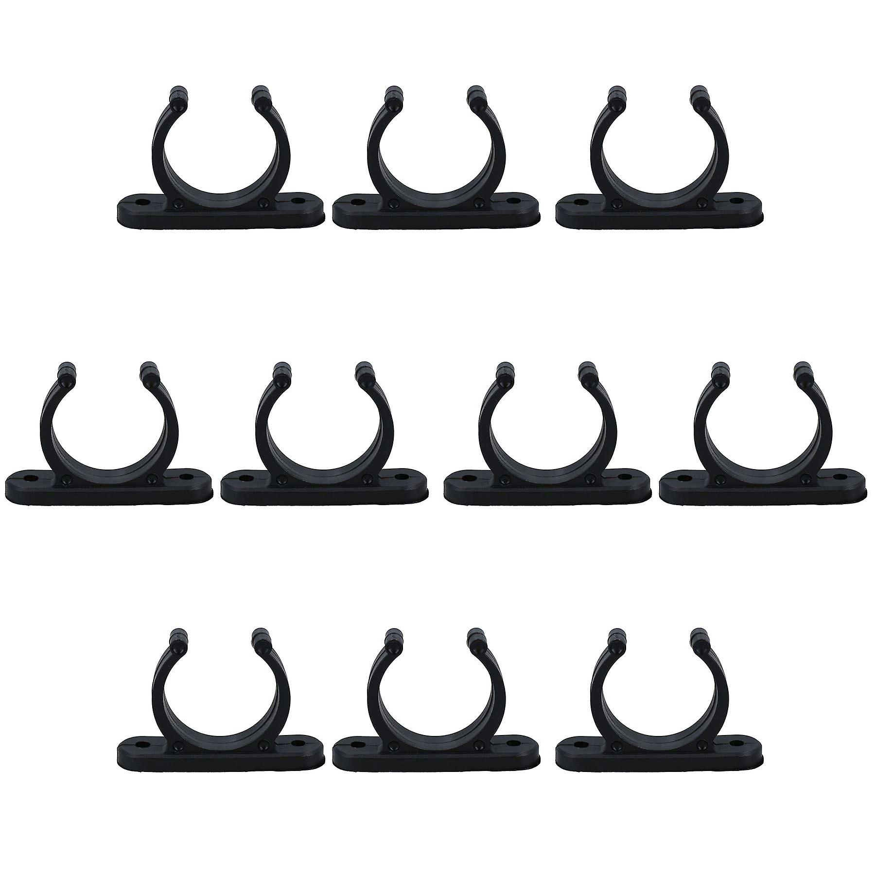 10 Pack 40mm Polyamide Tube Storage Clip Paddle Boat Hook Pole Tool Plastimo