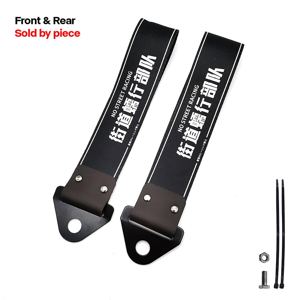 Jdm Racing Style Tow Strap Universal Race Towing Bars Nylon Car Trailer Ropes Hook For Speed Hunters Hks Initial D