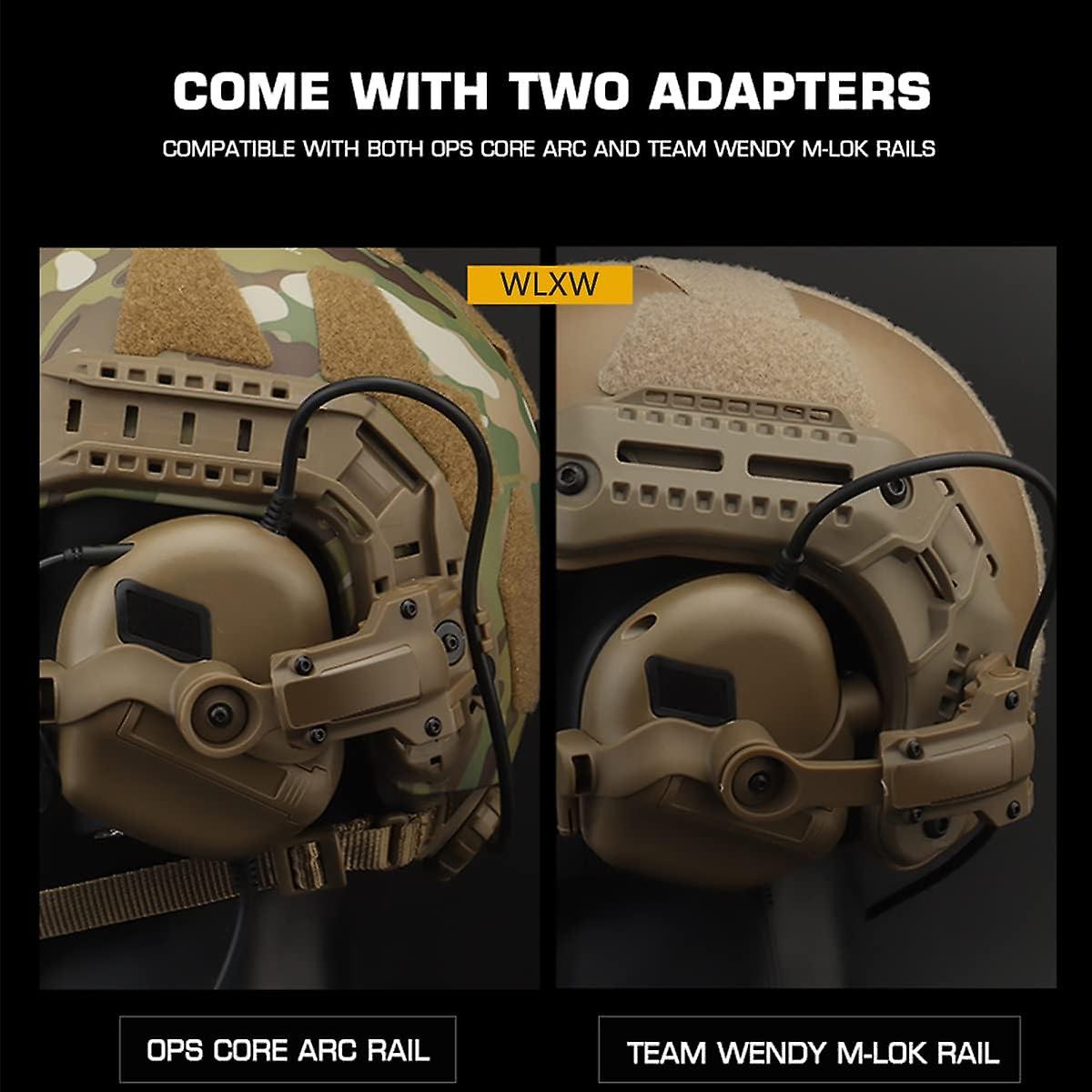 Ts Tac-sky New Arc Helmet Track Adapter Tactical Headset Accessory Arc...