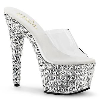 Chaussures Femme Pleaser Bejeweled-701-5 Clr/clr (slv Rs)