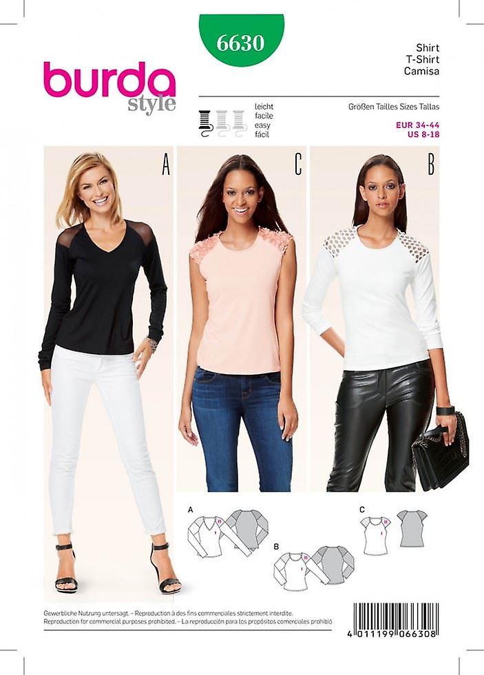 Burda Paper Sewing Pattern 6630