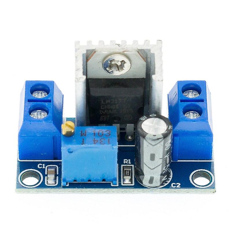1Pcs Lm317 Adjustable Voltage Regulator Power Supply Lm317 Dc-dc Converter Buck Step Down Circuit Board Module Linear Regulator Ep399