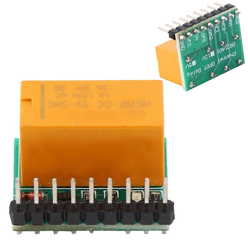 DR21A01 DC 5V DPDT Relay Module Polarity Reversal Switch Board Components Parts A-B