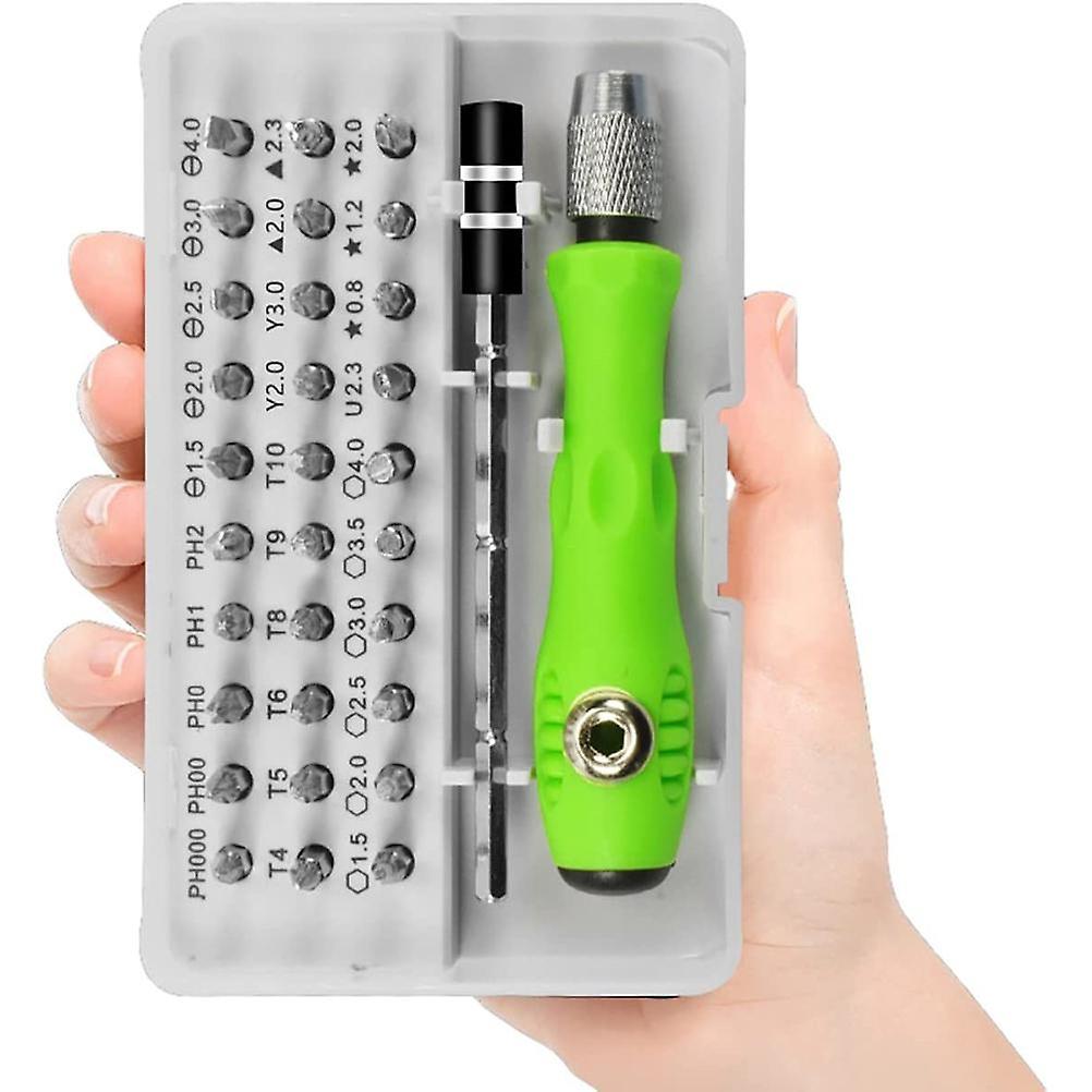 32 in 1 Small Screwdriver Set Electronics Repair Tool Set Mini Magnetic Screwdriver Kit for Phone Laptop Computer Eyeglass Watch
