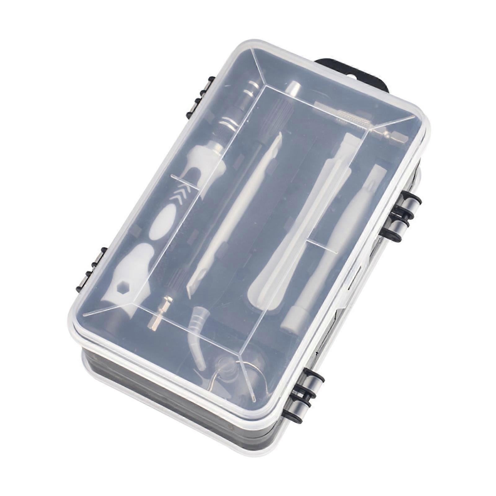Screwdriver repair kit suitable for disassembling watches and mobile phones, with a combination of chrome-vanadium steel bits