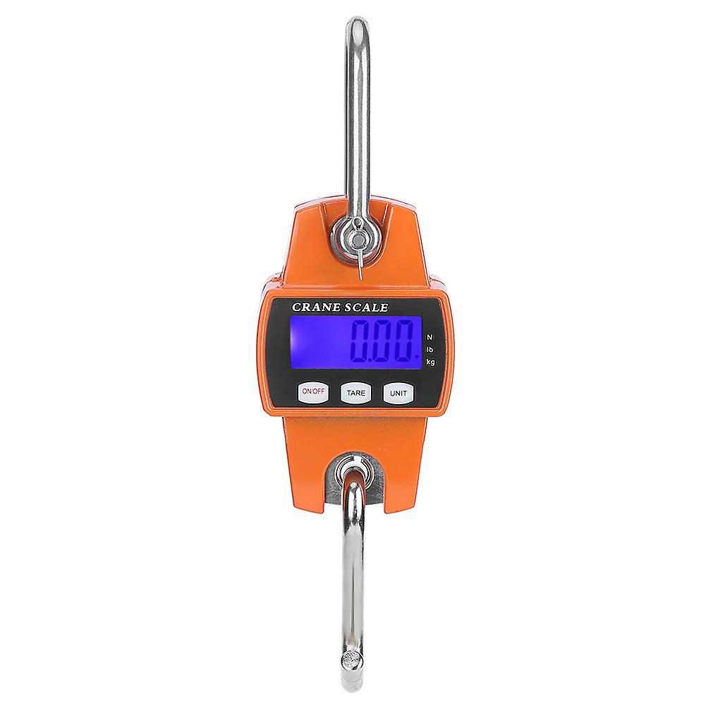 300 kg industrial scale with digital LCD display and electronic hook for large luggage