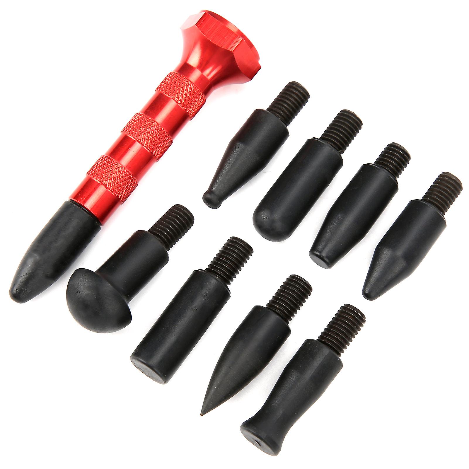 Dent tap tool with 9 heads for universal vehicle repair
