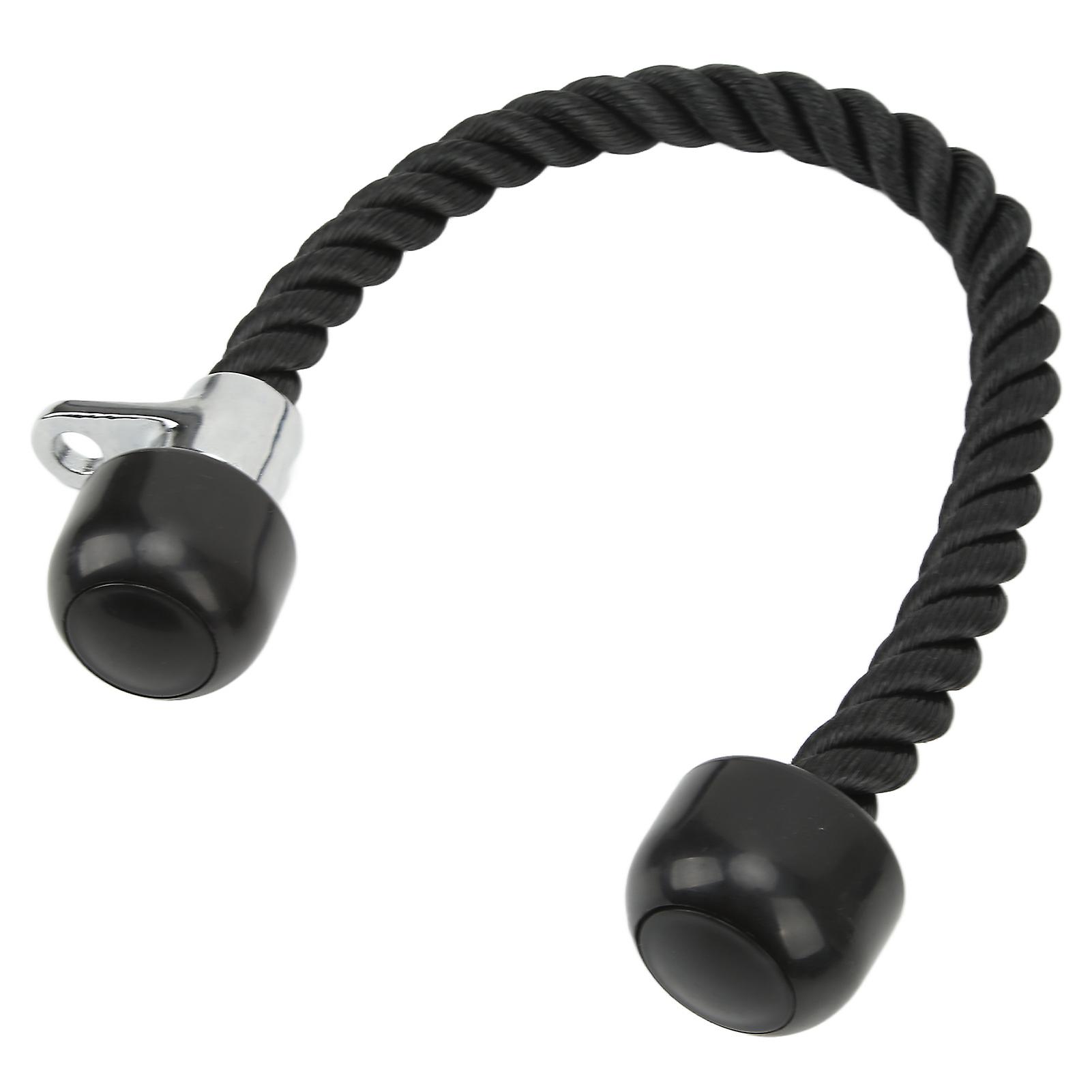 שרירי הזרוע של אימון כפול ראשי מושכים למטה חבל חדר כושר תרגיל תלת ראשי שרירים כושר מתח חבל שרוך 