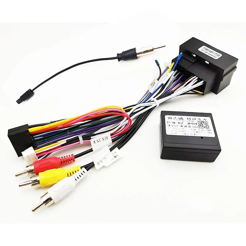 Car Radio Adapter CANBus Connector 16Pin to 52 Pin Cable for Jeep Renegade Cherokee Compass Wrangler