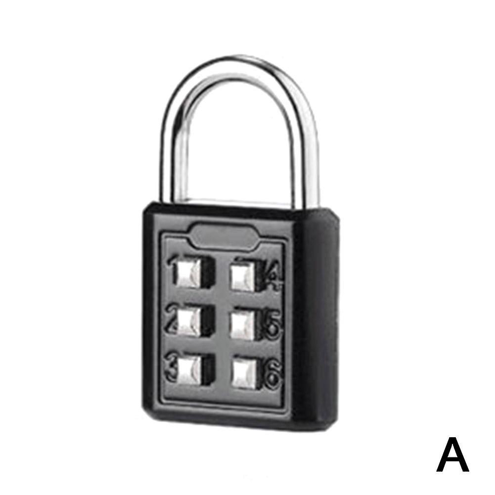 6/8/10 Digit Combination w/ Keys Travel Suitcase Luggage Lock Bag Padlock Reset