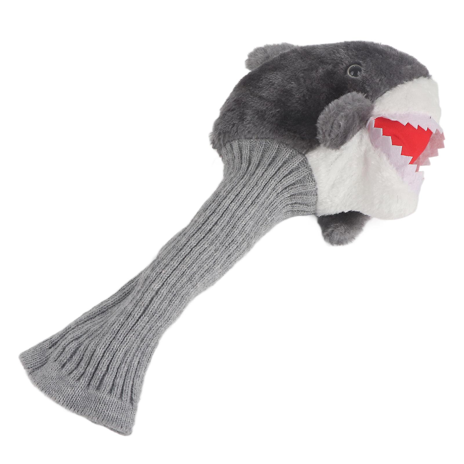 Shark Head Pattern Wood Golf Driver Head Cover