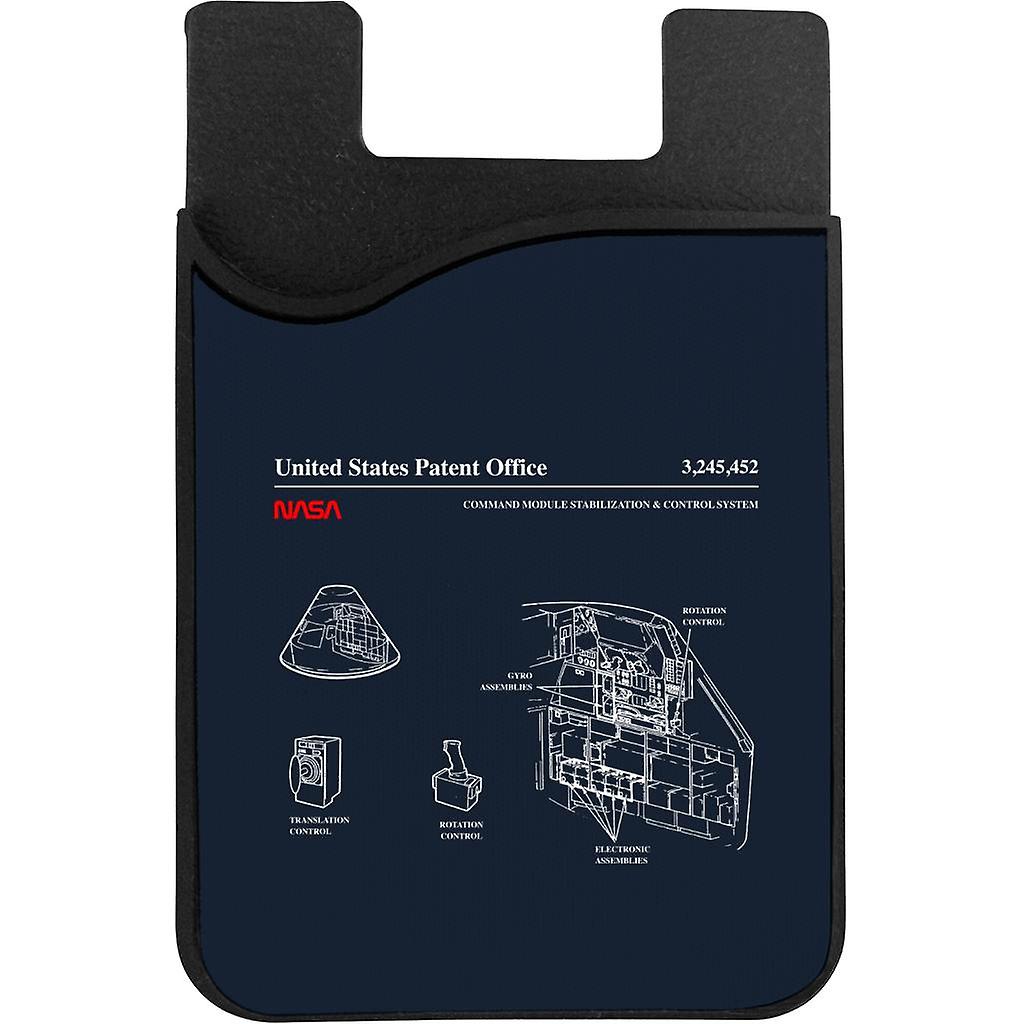 NASA Command Module Control System Blueprint Phone Card Holder
