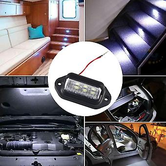 thumbnail image 2 of 6 LED License Plate Light – Universal For SUV Truck Trailer Van – 6500K White 2 of 6