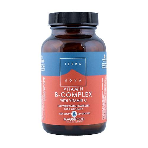 Vitamin B Complex with Vitamin C 100 vegetable capsules of 540mg