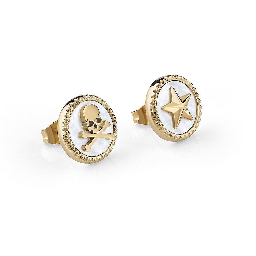 Philipp Plein - PJ2EA07EU - Stud earrings - Women - PP BUTTONS