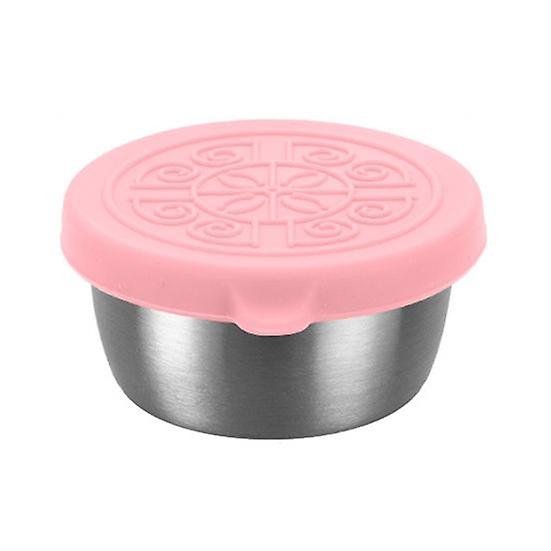 304 Stainless Steel Sauce Cup with Silicone Lid Leak Proof Easy to Clean 40ml Sustainable Cocktail Shaker