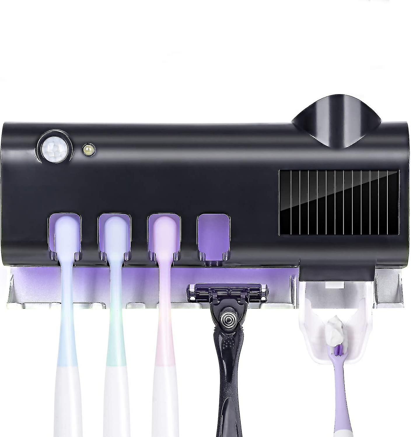 Toothbrush Sterilizer, Uv Toothbrush Sanitizer And Holder With Led Uv Light Sterilization Function