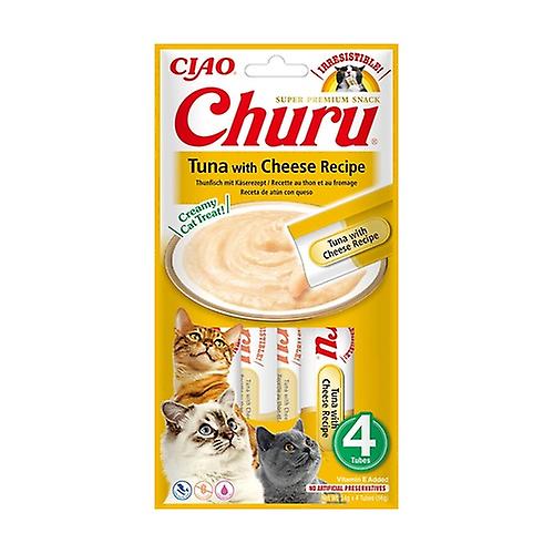 Tuna churu with cheese for cats 4 sticks of 14g (Fish - Tuna - Cheese)