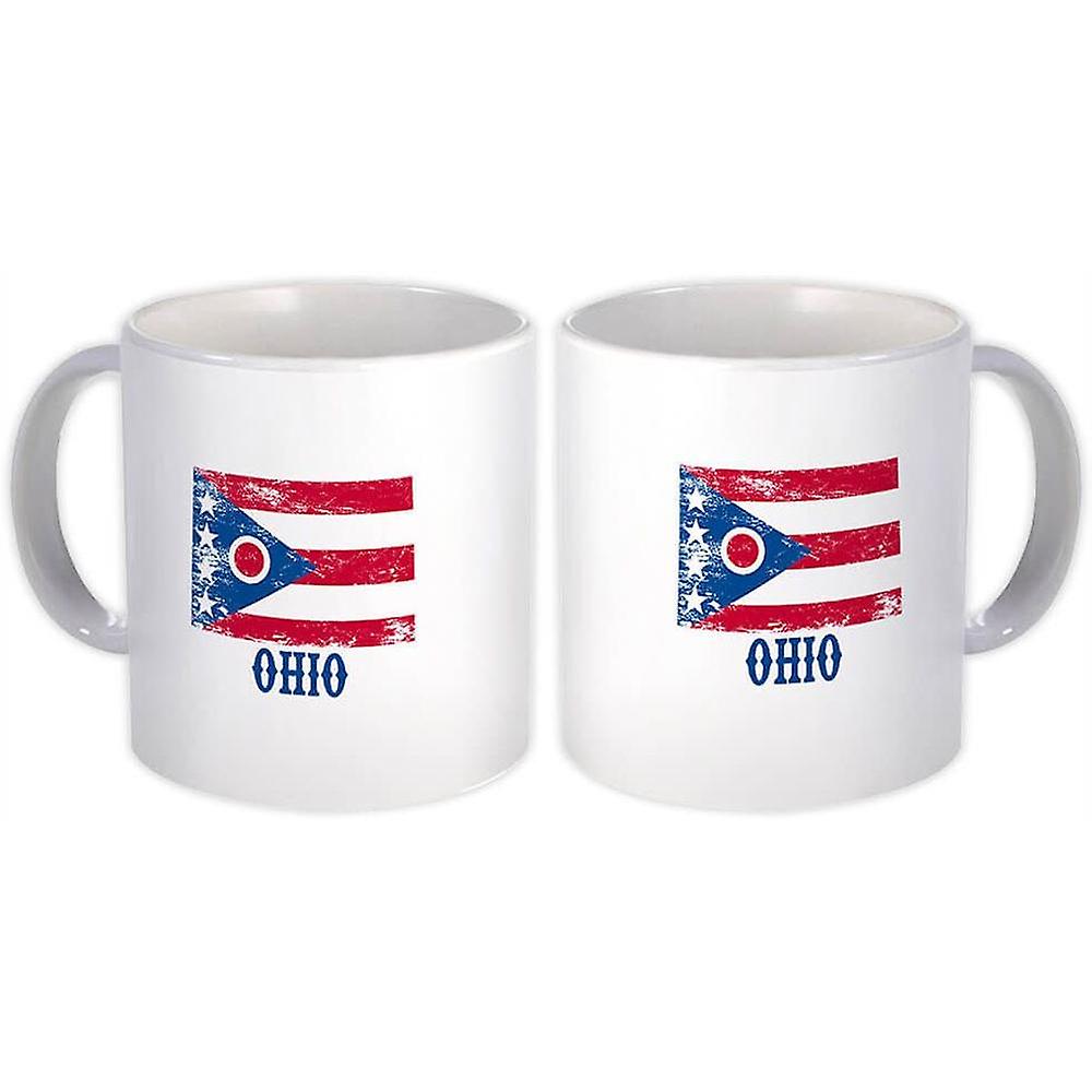 Geschenkbecher: Ohio Flagge