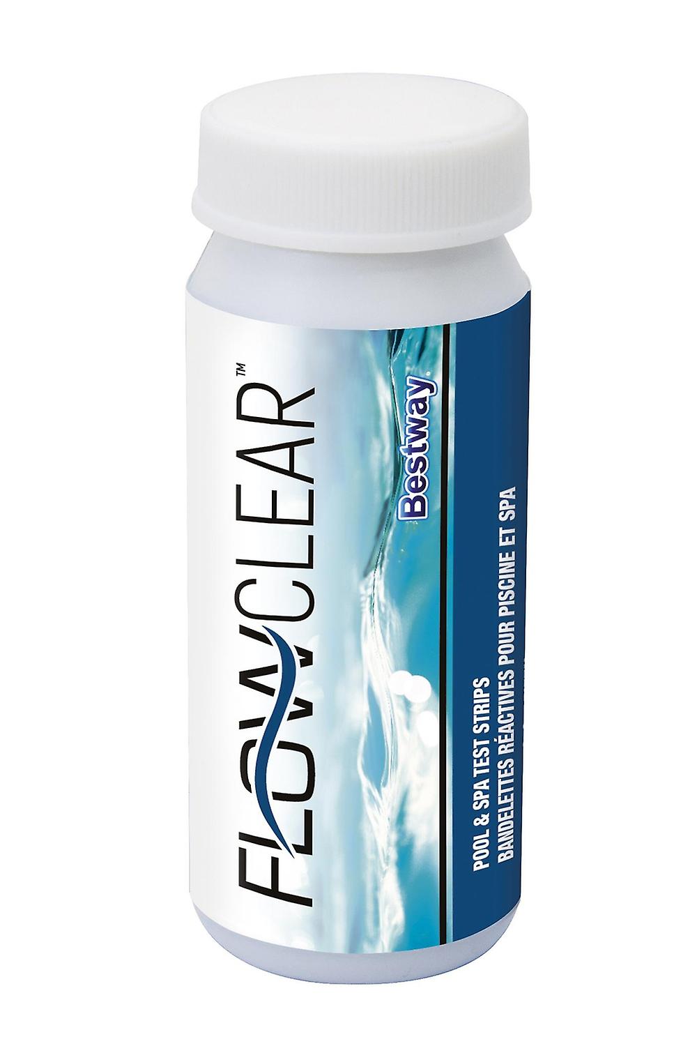 Flowclear test strips ph and chlorine
