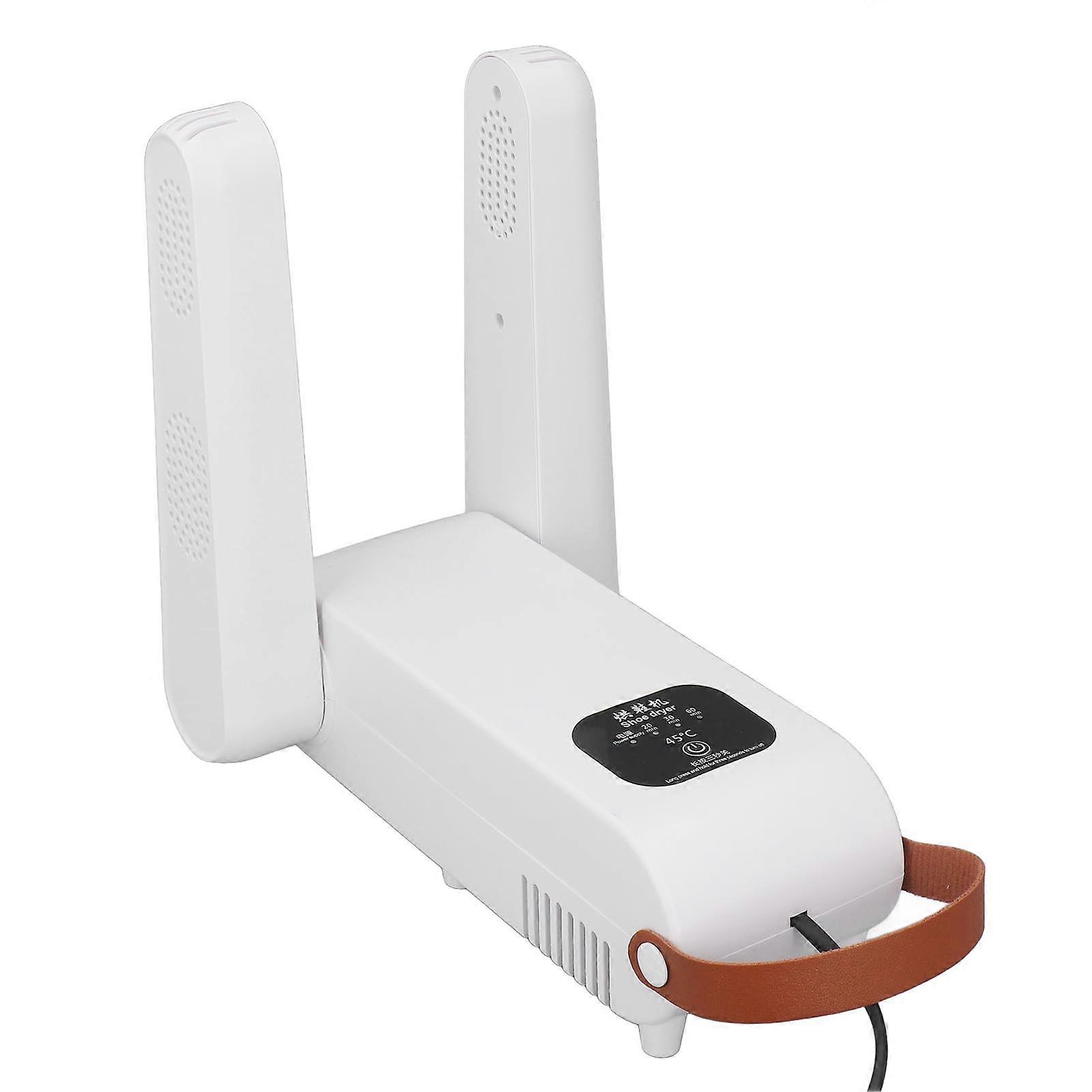 150W Electric Boot Warmer Machine with Timer Constant Temperature White Dual Mode Universal Shoes Dryer Machine for Snowy Rainy Days EU Plug 220V