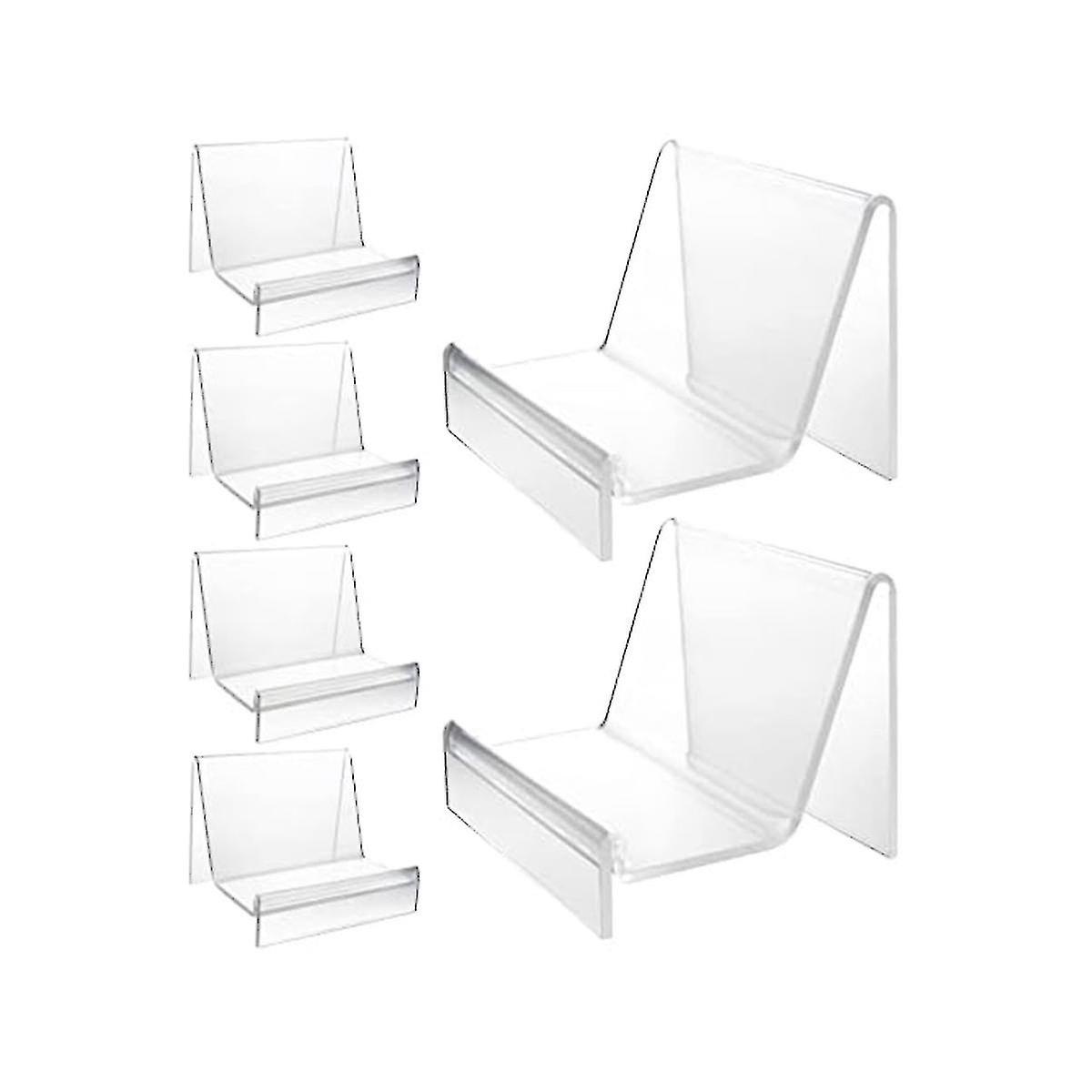 6 حزمة محفظة عرض موقف الاكريليك ، واضح الاكريليك محفظة عرض موقف محفظة مجوهرات موقف ل Jewe